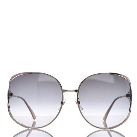 gucci round sunglasses|gucci oversized round sunglasses.